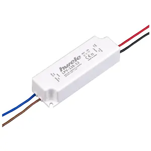 Plástico ip67 cv tipo LPV-12E-24 12w 24v 0.5a led driver à prova d' água para tira de led