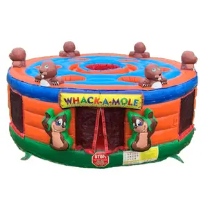 Whack-a-mole game interactive inflatable games for adults kids