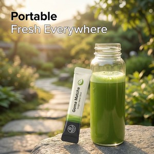 Paquetes de Matcha Orgánico Certificado en Sobres Individuales de 2g y 3g, Sabores Mixtos, Compatible con Marca Privada OEM ODM, Muestras Gratis Disponibles - Product Image 3