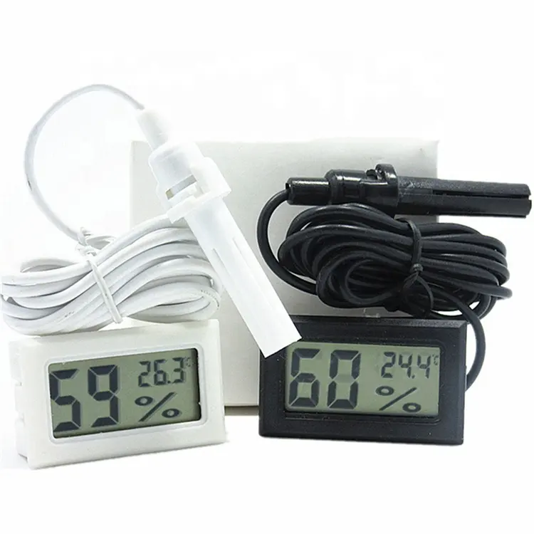 Best Selling Mini LCD Digital Thermometer Hygrometer for Fish Tank Water Marine Aquarium FY-12