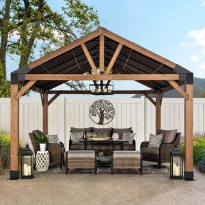 30 °   <span class=keywords><strong>Kit</strong></span> de supports pour pergola inclinée, ensemble complet pour pergola en bois de 4 x 4 pouces, <span class=keywords><strong>kit</strong></span> de supports résistant aux intempéries pour abris de voiture, jardins - Product Image 4