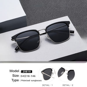 Gafas <span class=keywords><strong>de</strong></span> <span class=keywords><strong>Sol</strong></span> Cuadradas para Hombre, Modelo 29819, Polarizadas, Ligeras, Duraderas, Modernas, Montura Completa Pequeña <span class=keywords><strong>de</strong></span> PC, Venta al por Mayor, Colores Variados - Product Image 5