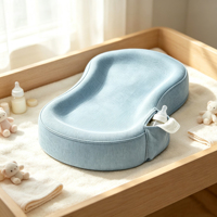 Coussin de soutien pour bébé moulé monobloc moderne toutes saisons, portable, facile à transporter, entièrement lavable en machine, pour lit