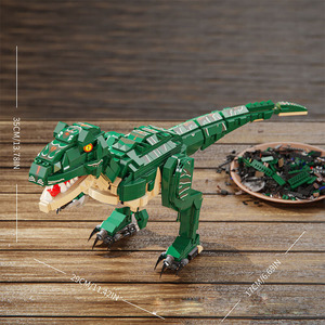 Bloques de Construcción de Plástico ABS de Tiranosaurio <span class=keywords><strong>Rex</strong></span>, Juego de Juguetes de Construcción DIY para Niños Mayores de 5 Años - Product Image 3