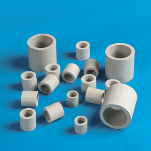 Anneau Raschig en céramique haute résistance à la corrosion pour la <span class=keywords><strong>tour</strong></span> d'absorption du traitement des gaz d'échappement - Product Image 1