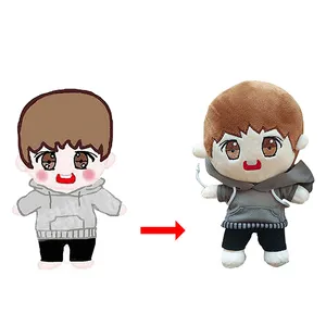 Custom soft full size man body doll kpop idol doll plush animal plush doll skin