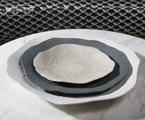 Piring Hias Modern Merlin Living, Peralatan Makan Keramik Tanpa Glasir, Piring Buah Dekoratif, Mangkuk Buah Porselen untuk Piring Keramik - Product Image 6