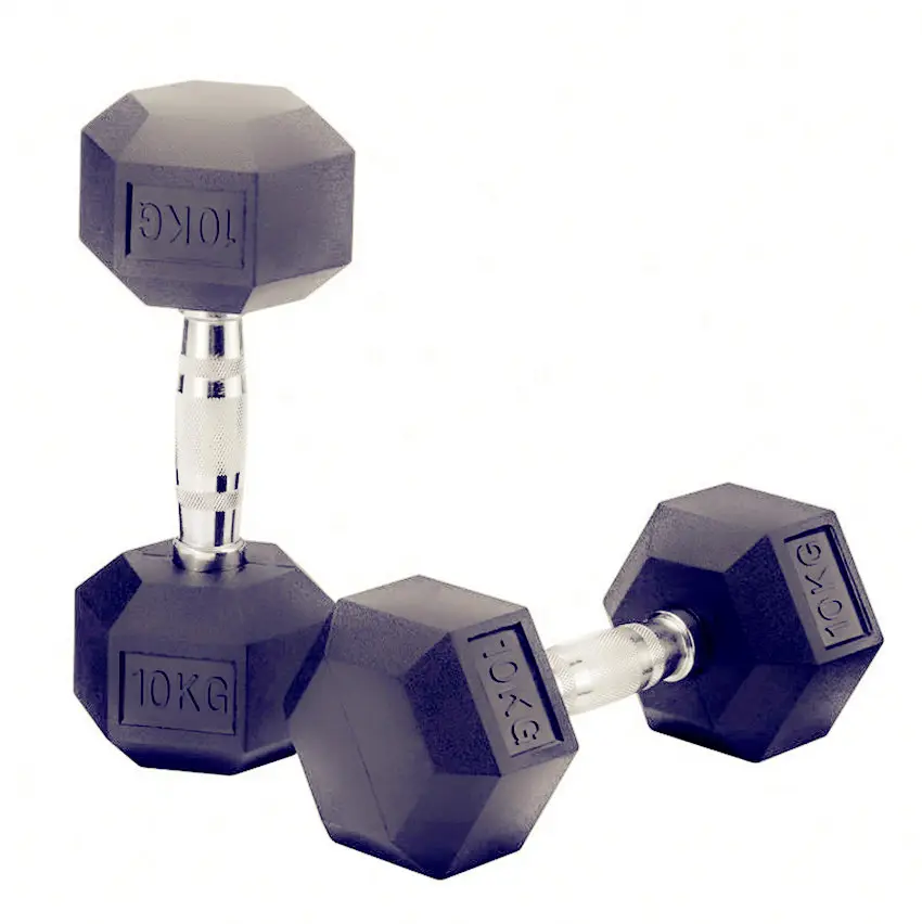 hexagon rubber dumbbell The Best Selling Fashion Stylish Fitness Set Gym Weights Dumbbell
