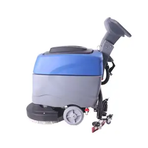 C460s gạch sạch máy không dây thương mại công nghiệp sàn Scrubber đi bộ phía sau 550W Bàn chải động cơ