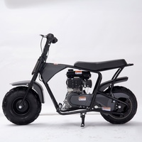 Mini moto Funrun 105cc 4 temps tout-terrain avec embrayage automatique, moto de cross pour jeunes avec freins à disque