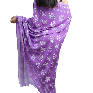 Купальник с фиолетовыми цветами кешью - Product Image 3
