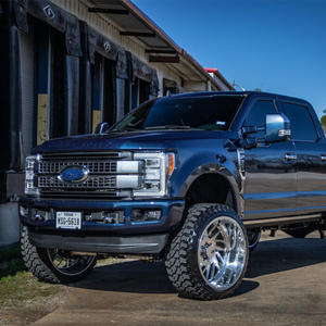 Jantes de camion en alliage d'aluminium forgé, finition brillante, face noire, 20-26 pouces, 8x165.1/170/180 pour F150 F250 F350 Silverado Sierra - Product Image 3