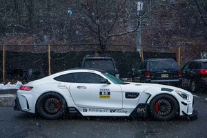 Đối với Mercedes AMG GT thân rộng GT3 nâng cấp bộ cơ thể phía trước cản sau cản sau bên váy phía sau Spoiler bảo vệ bánh xe vòm - Product Image 5