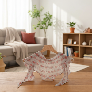 Bufanda Larga de Lino Ligero Premium para Mujer, Chal Transpirable de Verano Tropical, Estilo Europeo Americano, Colores Personalizables - Product Image 3