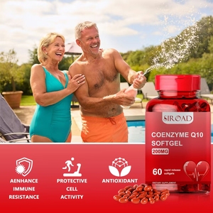 Coenzyme Q10 de marque privée 200mg Softgels de soutien à la santé Supplément pour la santé cardiaque et vasculaire - Product Image 3