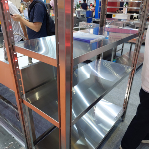 בעבודת יד לקוחות עיצוב 304 נירוסטה אחסון מדפים - Product Image 2