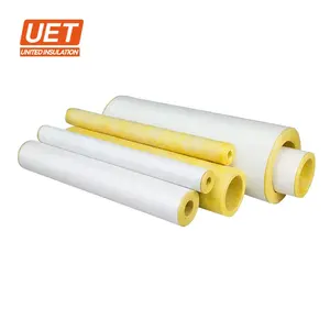 Super Quality High End Centrifugal Cheap Price Manufacture Heat Preservation Glass Wool Tube with white facing
