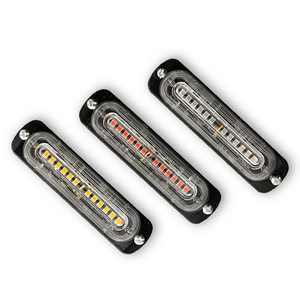12 led 17 fonctions voiture stroboscope avertissement calandre lumières multicolore véhicule d'urgence 24V Led stroboscope calandre lumière - Product Image 6