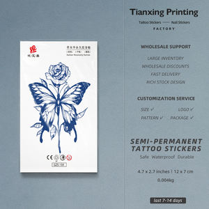 Tatuaje Temporal <span class=keywords><strong>de</strong></span> Larga Duración (15 Días), con Jugo Herbal <span class=keywords><strong>de</strong></span> Rosa, Resistente al Agua, Arte Corporal Semipermanente - Product Image 2