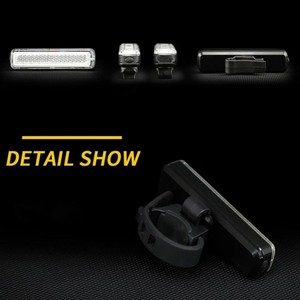 Renkli Bisiklet Arka Lambası El Fenerleri Gece Bisikleti IPX6 Su Geçirmez COB Led Arka Işık <span class=keywords><strong>MTB</strong></span> Yol Bisikleti Sele Borusu 6 Mod - Product Image 5