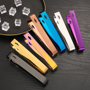 Pinzas para Cubitos de Hielo y Azúcar de Acero Inoxidable 304 para Cafetería, <span class=keywords><strong>7</strong></span> Pulgadas, 10 Piezas - Product Image 4