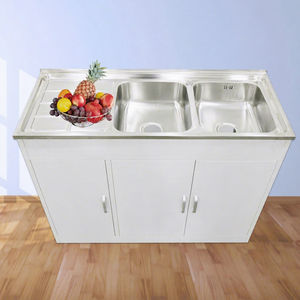 Modern Design Durable KD Structure Metal Kitchen <b>Cabinets</b> Eco-Friendly Customized RAL Color Space-Saving Kitchen Storage - Product Image 1