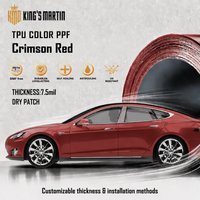 Film de protection de peinture auto-cicatrisant en TPU/vinyle couleur satinée avec film de protection de voiture anti-rayures à changement de couleur