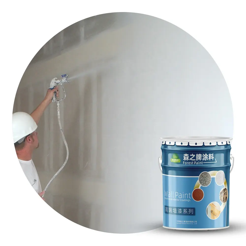 Хорошее качество, химически Стойкая краска для внутренних стен, матовый белый цвет, внутреннее покрытие для продажи оптом
