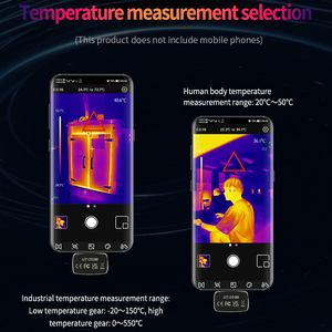 Caméra thermique UNI-T UTi260M UTi256M pour smartphone, 256x192 pixels, certifiée CE/FCC, gamme industrielle -20 A552 - Product Image 2