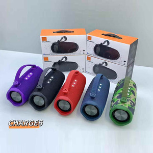 Hot bán charge6 công suất cao di động loa siêu trầm ngoài trời không Dây BT loa với shock hiệu ứng sóng boomboxes thể loại - Product Image 4
