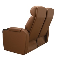 Fauteuil de cinéma double VIP en cuir sur mesure de luxe, canapé de cinéma, mobilier