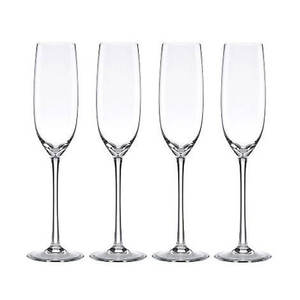 SUNYO Clear Wine Glass Goblet <strong>Champagne</strong> Lead Free Crystal 230ml 7.8oz CLASSIC Classical <strong>Champagne</strong> <strong>Flutes</strong> 100 Degree Drink Glass - Product Image 2