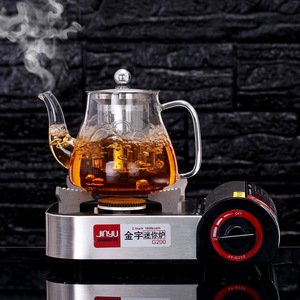 Heat Resistant Glass Teapot With Lid Kettle For Brewing <b>Tea</b> Herbal <b>Tea</b> <b>Set</b> Afternoon <b>Tea</b> Use - Product Image 3