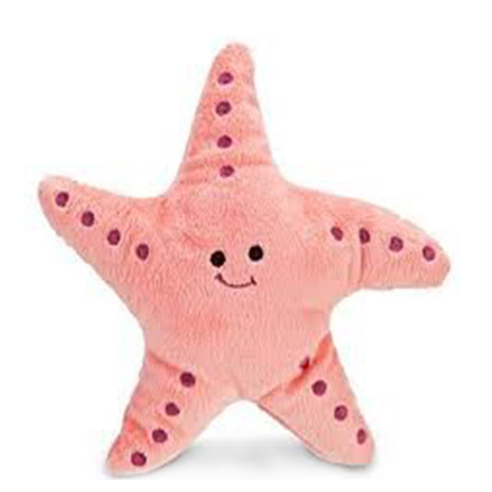 juguete de peluche suave estrella de mar rosa lindo y seguro