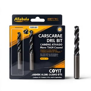 Foret en carbure revêtu de Nano TiAlN 5xD non percé pour l'acier inoxydable et les superalliages de PU - Product Image 2