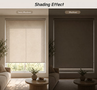 Persianas enrollables con cremallera para ventanas, persianas exteriores, cortinas para ventanas, para persianas manuales y motorizadas para el hogar