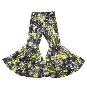 Popolare abbigliamento per bambini pantaloni per ragazze plus size <span class=keywords><strong>leggings</strong></span> svasati per bambini fascia elastica pantaloni per bambini vendita calda bell bottom - Product Image 4