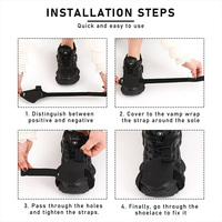 Protège-chaussures antidérapants JIRUI écologiques en caoutchouc noir pour manettes de vélo d'appartement – Accessoires de vélo pratiques