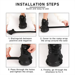 Protège-chaussures antidérapants JIRUI écologiques en caoutchouc noir pour manettes de vélo d'appartement – Accessoires de vélo pratiques - Product Image 5