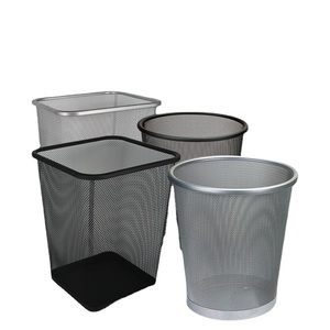 Corbeille à papier en maille métallique pour bureau, cuisine et maison, vente en gros - Product Image 1