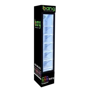 Réfrigérateur à boissons à porte en verre 105L Réfrigérateur compact à combinaison verticale - Product Image 3