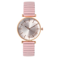 Jam Tangan Wanita Model Siswi Modis Laris Manis untuk Perdagangan Luar Negeri, Tali Elastis Bahan Alloy, Jam Quartz, Stok Pabrik