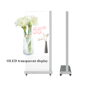 30/55-дюймовый прозрачный OLED-дисплей с сенсорным экраном для рекламы, цифровая вывеска для торговых центров, лифтов, розничных витрин и промоакций - Product Image 1