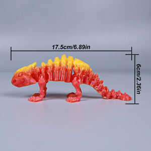 Juguetes de Huesos de Anquilosaurio Impresos en 3D de Vashine, Divertida Decoración para Niños, Figura de Acción, Juguetes de Colección de Dinosaurios Impresos en 3D, Stock en EE. UU. - Product Image 5