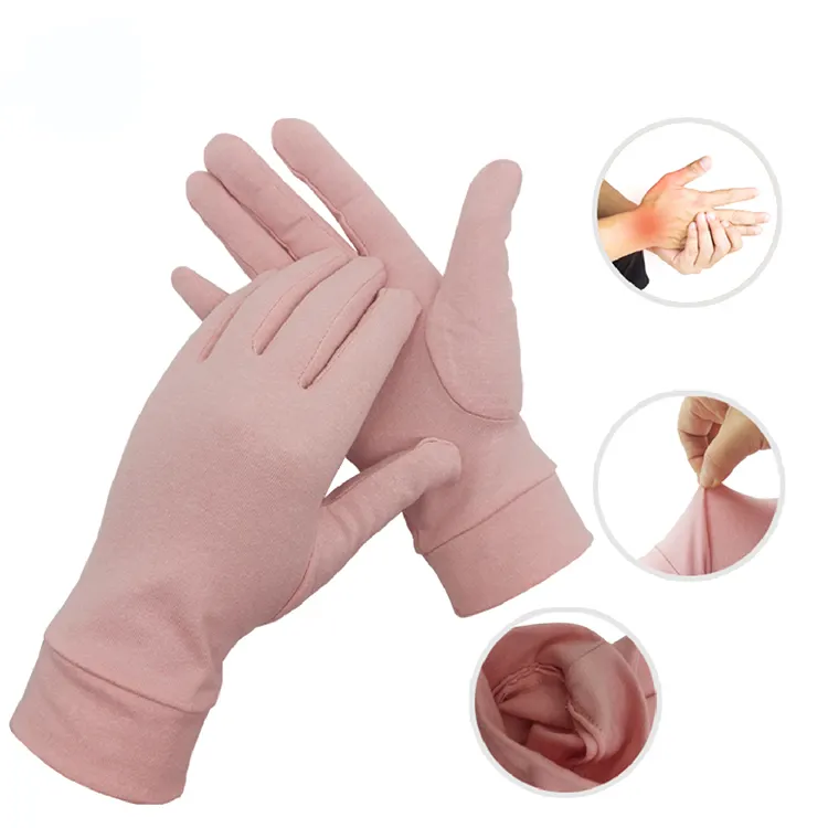 Gants de soulagement de la douleur du canal carpien en coton spandex sous pression de qualité médicale pour l'arthrite gants de travail pour sports de plein air OEM