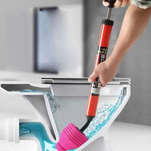 Déboucheur de toilettes en gros pour tuyaux hauts, déboucheur rapide en silicone pour égouts domestiques, pompe WC - Product Image 1