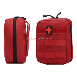 Laser Gesneden Tactisch Ifak Zakje Lege EHBO Tas Buitenshuis Noodtrauma Kit Zakje Molle Multifunctionele Medische Em T Zak Rood - Product Image 5