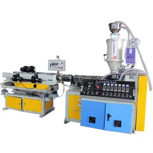plastic PP PE PA PVC single wall corrugated pipe production line high speed PP PE PA corrugated pipe extruder machine