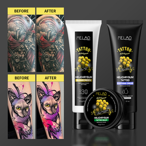 Kit Profesional para el Cuidado Posterior del <span class=keywords><strong>Tatuaje</strong></span>, Crema Calmante, Bálsamo Curativo y Protector Solar con SPF, Set de Cuidado del <span class=keywords><strong>Tatuaje</strong></span> con Helichrysum - Product Image 5