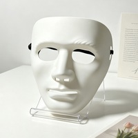 Masques d'horreur multicolores en plastique pour Halloween, accessoires de costume pour la danse et les spectacles, vente en gros du fabricant